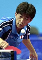 Matsushita wins men's singles tourney opener